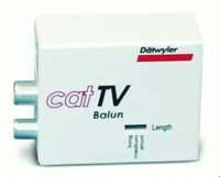 cat TV - Balun komplett mit Rückkanal 