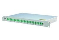 19"Spleißbox  OpDat fix 24 x LC-Duplex incl. 48 Pigtail 50/125µ OM3 