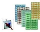 ACO KlebeDosenbezeichnung Schwarz links und re 