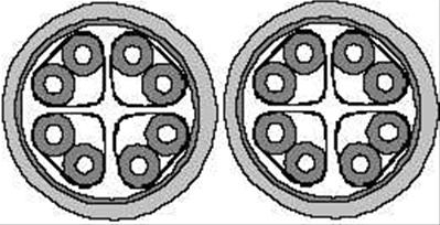S-FTP Silverline Premium Duplex  2x4Px0,55 LSOH 1000MHzCat.7, Ring 100m 