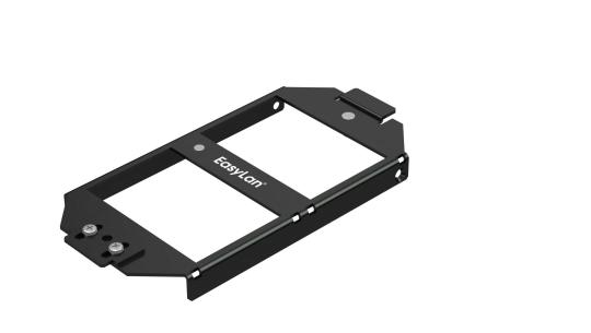 H.D.S.-Bodentankeinsatz 2 fach-groß Trägerplatte GB2 schwarz 