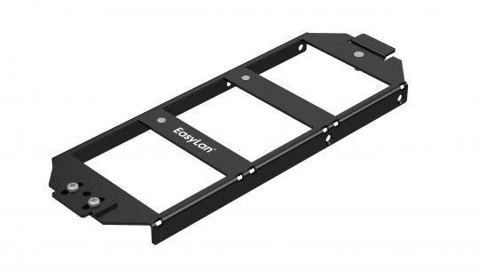 H.D.S.-Bodentankeinsatz 3 fach-groß Trägerplatte GB3 schwarz 