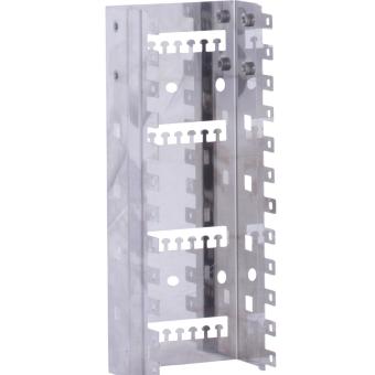 Montagekanal für 30 Module (36 Steckplätze)  Maße (BxHxT): 120x912x85 mm  Rastermaß: 25 mm  Edelstah 