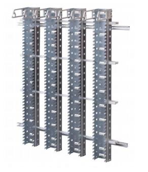 Wandverteilergestell WVML 2/800  Mit Montagekanal als Bausatz  Maße (BxHxT): 480x1150x300 mm  Kapazi 