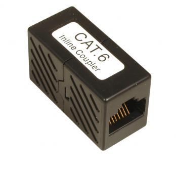 Modular-Adapter Cat.6 UTP, RJ45 Buchse/Buchse, 1:1 
