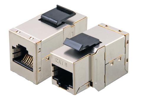 Cat.6 Snap-In, Buchse/Buchse ungeschirmt 