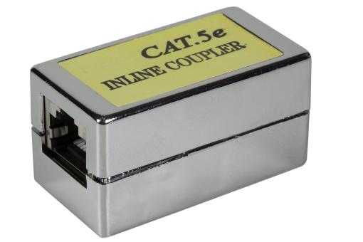 Modular-Kupplung RJ45 Bu/Bu1:1, Cat.5e 