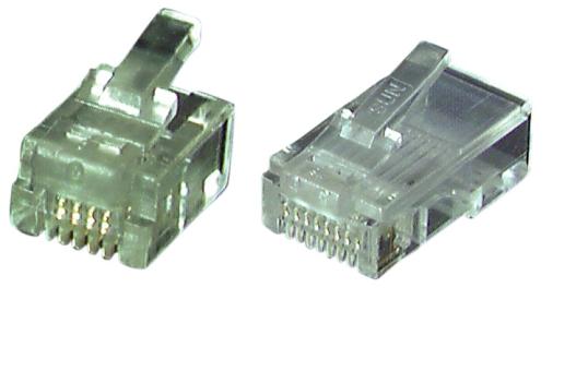 Modular-Stecker RJ45E-MO 8/4 SF UTP VPE100 