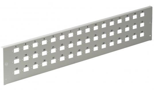 Verteilerplatte 48SC-Duplexfür Wandverteiler 53604.1, RAL9005 