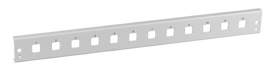 Frontplatte 1HE 12xE2000®Dupl.E2000® Compact (RDM) neue Version 