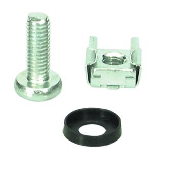 Käfigmutternset mit Schrauben 50xM6 komplett 