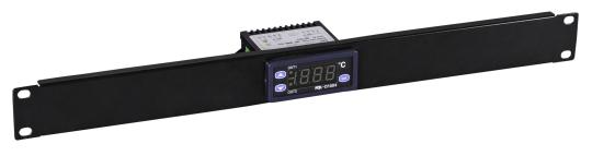 Temperaturregler, elektronisch19" 1HE, 2 Relais, RAL7035 