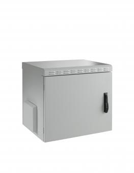 19" Wandgehäuse IP55, 7HE,Tiefe 450mm, RAL7035 