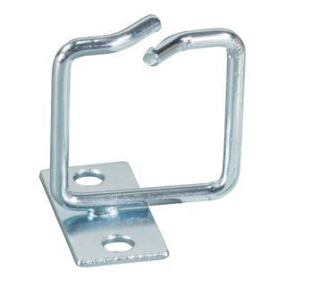 Kabelführungsbügel 40x40mm, versetzteMontageplatte zur frontseitigen Montage 