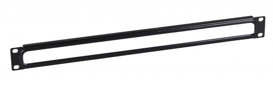 Kabeldurchführung 1HE mitKantenschutz RAL9005 