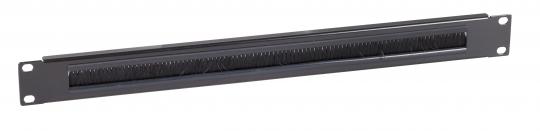 Kabeldurchführung 1HE mitBürstenleiste RAL9005 
