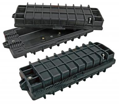 Outdoormuffe,IP 68,Kabelstärke10-25mm, für 48 Fasern 