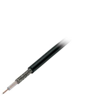 Koaxkabel RG174 U, 50 Ohmschwarz, 100 Meter 