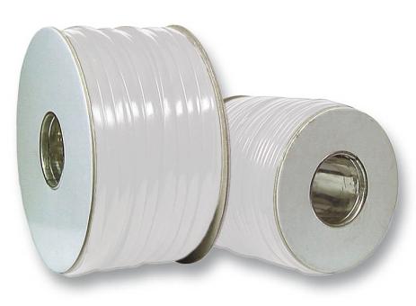 Modular-Flachbandkabel 4-adrighellgrau, 100 Meter Ring 