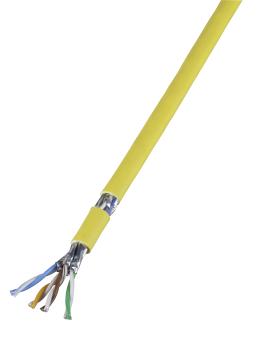 INFRALAN® Cat.7A 1200 AWG23S/FTP 4P CPR Cca rapsgelb RAL1021 
