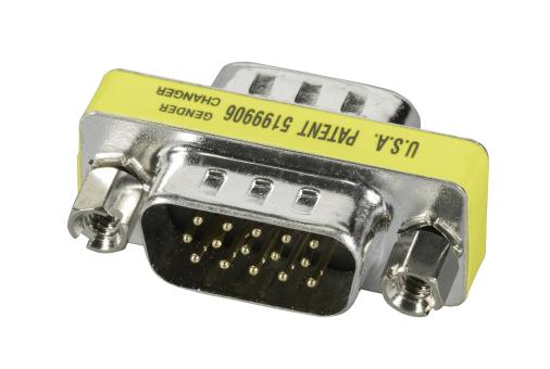 Mini Gender Changer HD15 St/Bu 