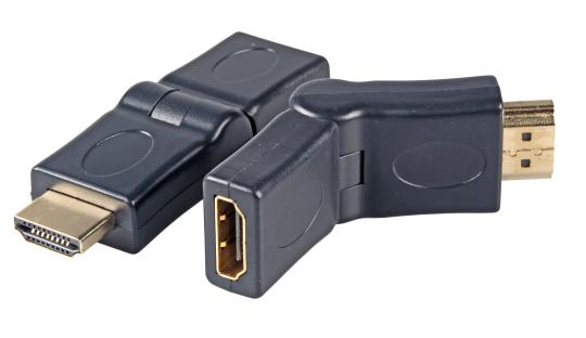 HDMI™ AdapterTyp A St. auf Typ A Bu. 180° 