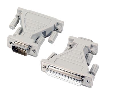 Adapter DB9B/DB25S,beige 