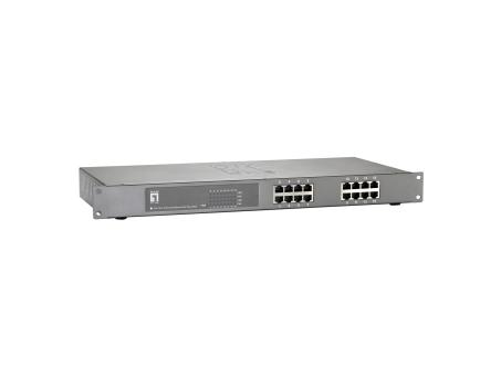 16 Port Fast Ethernet PoE Switch802.3at PoE+, 120W 
