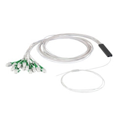 PLC Splitter 1 open End auf 4 SC/APC, 9/125µ G657 