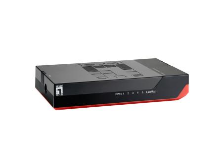 5-Port Gigabit Ethernet DesktopSwitch "Black Edition" 