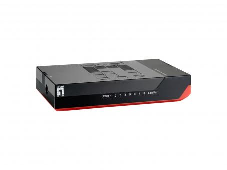8-Port Gigabit EthernetDesktop Switch "Black Edition" 