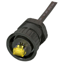RJ45 IP68 Kabelverschraubung für HRS TM11/21/31 StBayonetverschluß nach IEC61076-3-106 Dichtung Typ 