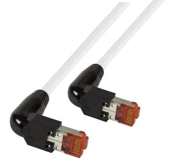 RJ45 Patchkabel S/FTP, Cat.6A, 2x TM2190°, UC900, 7,5m, weiß 