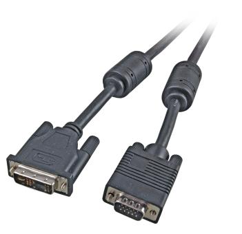 DVI/VGA MonitorkabelDVI12+5/HDSUB15 Stecker, 5m 