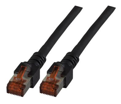 RJ45 Patchkabel S/FTP, Cat.6, LSZH, 15m, schwarz 15m | schwarz