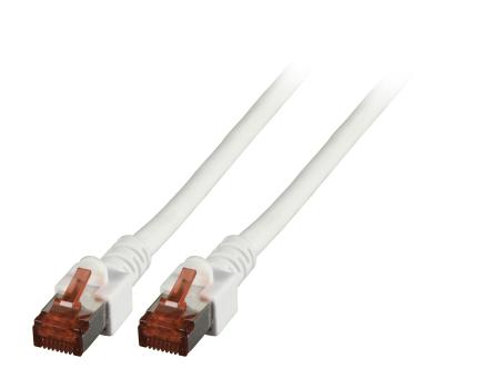 RJ45 Patchkabel S/FTP, Cat.6, LSZH, 10m, weiß 