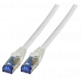 RJ45 Patchkabel S/FTP, Cat.6A, PVC, UL,30m, grau 