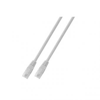 RJ45 Patchkabel U/UTP, Cat.6, PVC, CCA,7.5m, weiß 