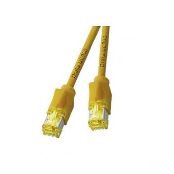 RJ45 Patchkabel S/FTP, Cat.6A, TM31,UC900, 25m, gelb 