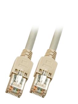 RJ45 Patchkabel S/UTP, Cat.5e, TM11,Dätwyler UNINET4P, 0,15m, grau 