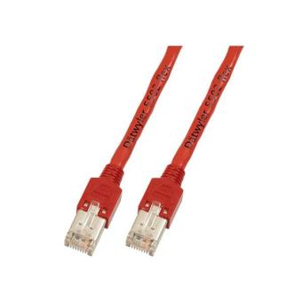 RJ45 Patchkabel S/UTP, Cat.5e, TM11,Dätwyler UNINET4P, 15m, rot 