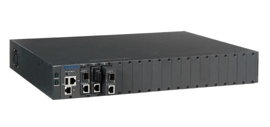 Rack Chassis für MCT Konverter, 18 SlotsManaged mit redundante Stromversorgung 