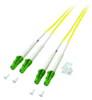 Duplex Patchkabel LC/APC-LC/APC 9/125µ, OS2, LSZH, gelb, 2.0mm, 20m 