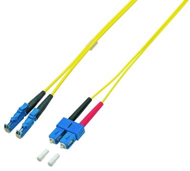 Duplex Patchkabel SC-E2000® 9/125µ, OS2,LSZH, gelb, 3.0mm, 10m 