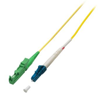Simplex Patchkabel LC-E2000®/APC 9/125µ,OS2, LSZH, gelb, 3.0mm, 1m 