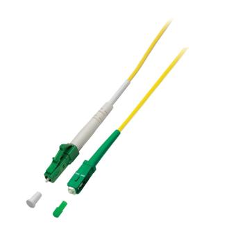 Simplex Patchkabel SC-APC/LC-APC, 5m, 1,8mm gelb, LSZH, SM 