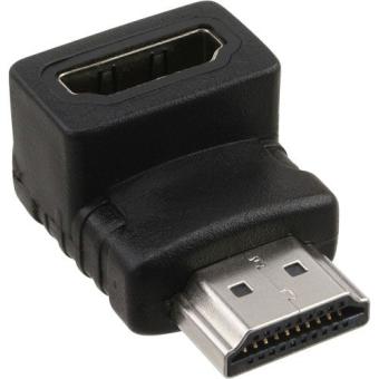 HDMI Adapter, 19pol Stecker / Buchse, gewinkelt, 4K2K kompatibel 