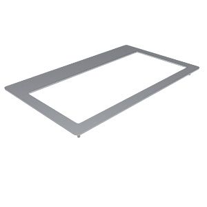 Flächenbündiger Aluminiumrahmen, 4-fach eloxiert 