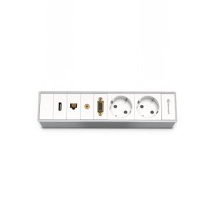 Modulträger 4-fach, vorkonfektioniert 