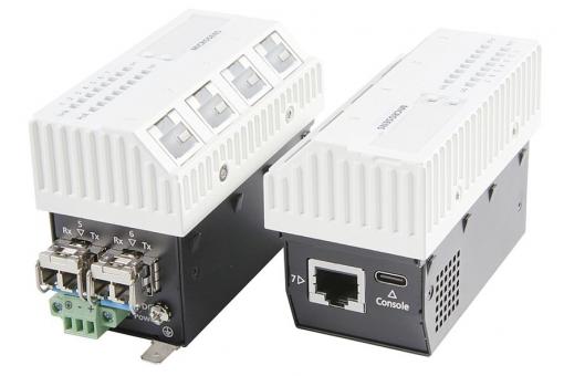 7-Port 10GbE Micro Switch PoE,  2x SFP/+ Slots, 1/10GBase-R, 5 RJ-45 Ports,4x 10/100/1000T 